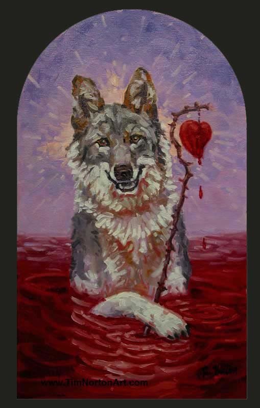 Coyote in a Sea of Love by Tim Norton 