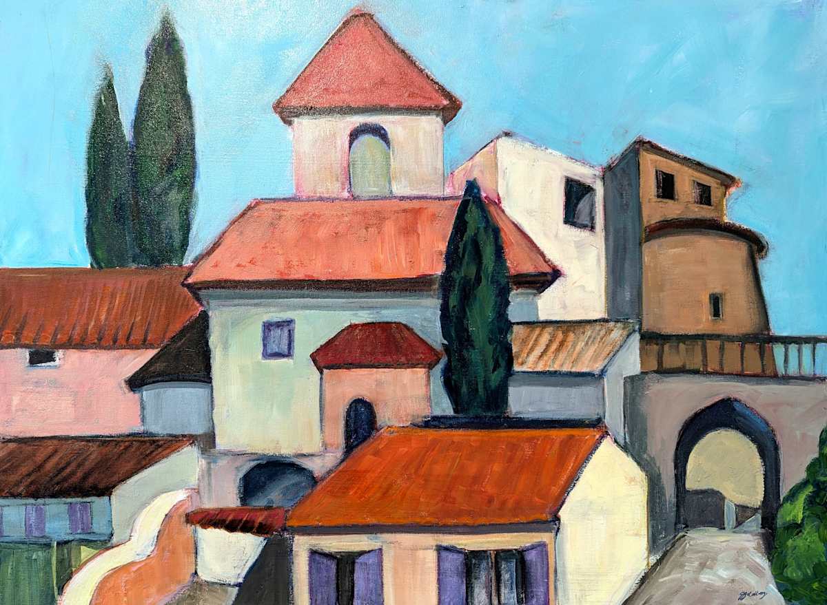 Hilltop Village by Jillian Goldberg 
