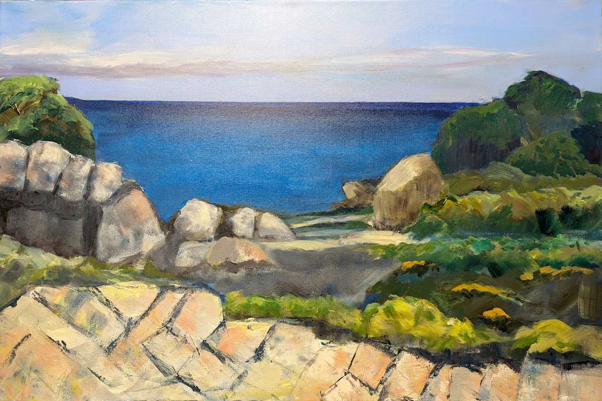Cliff Walk, Cassis by Jillian Goldberg, Image 1.