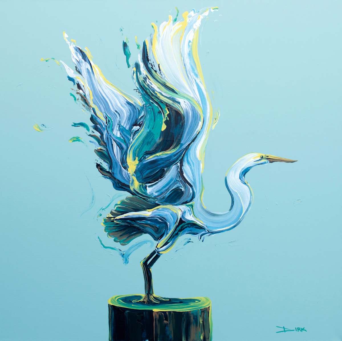 Egret by Dirk Guidry 