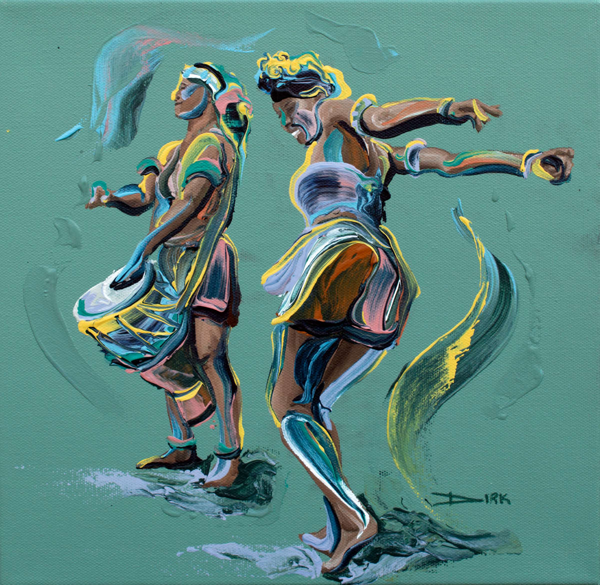 Festival Dancers by Dirk Guidry 