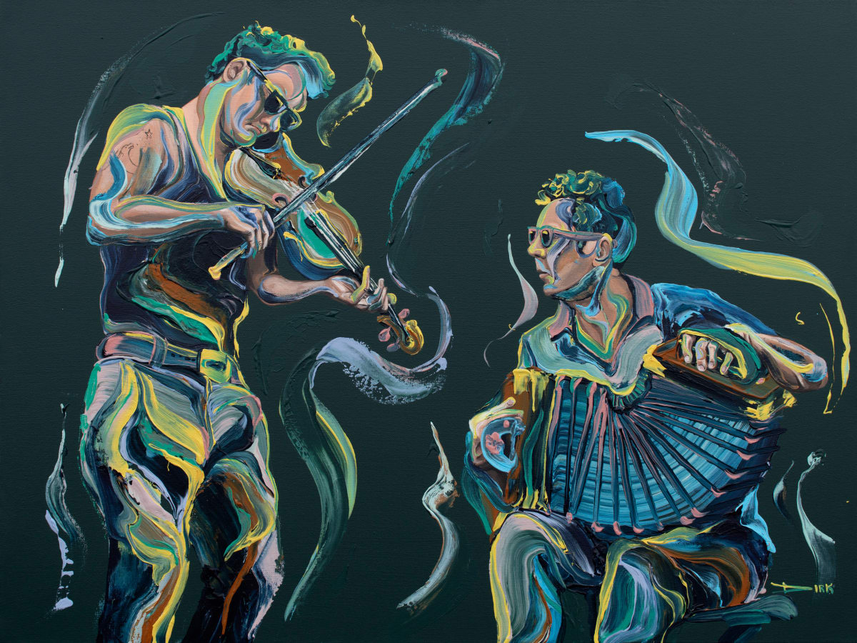 Louis & Andre, Lost Bayou Ramblers by Dirk Guidry 