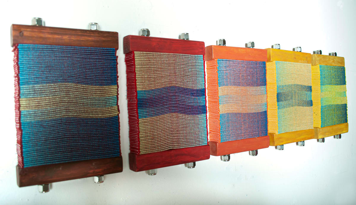 Chromatic Book Blocks-Warm by Susan Hensel 