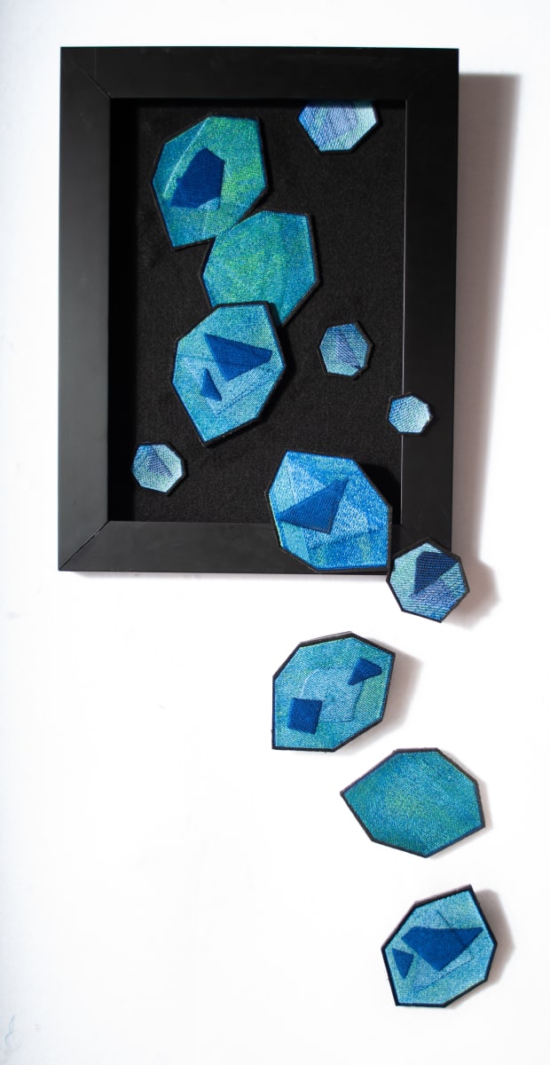 Sapphire Precipitate by Susan Hensel 