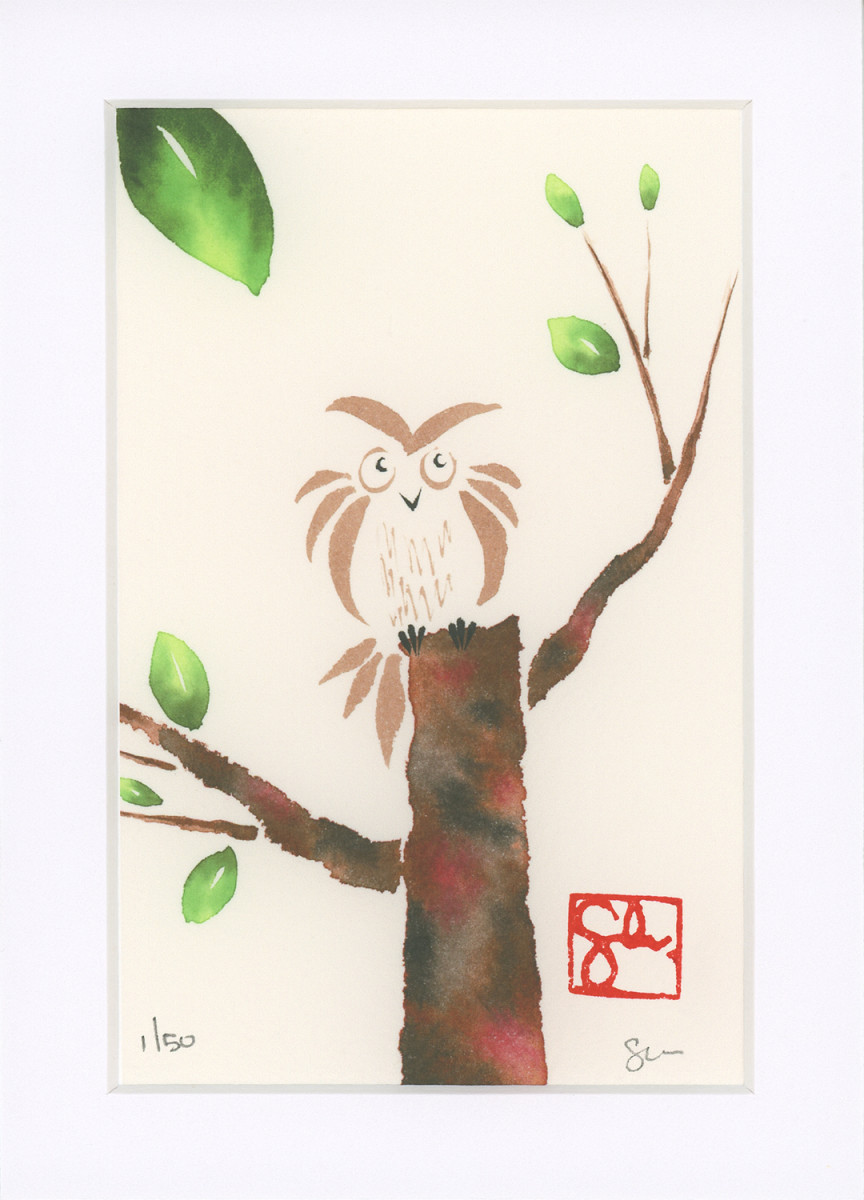 Bird Series - Owl by Craig Whitten 