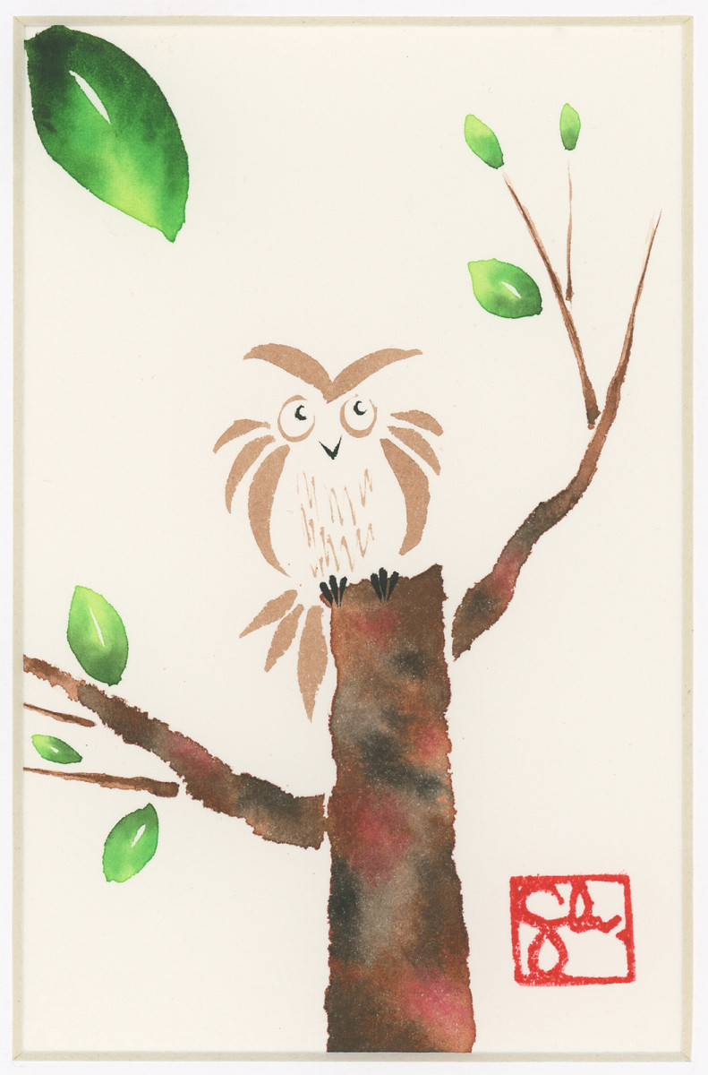 Bird Series - Owl by Craig Whitten 