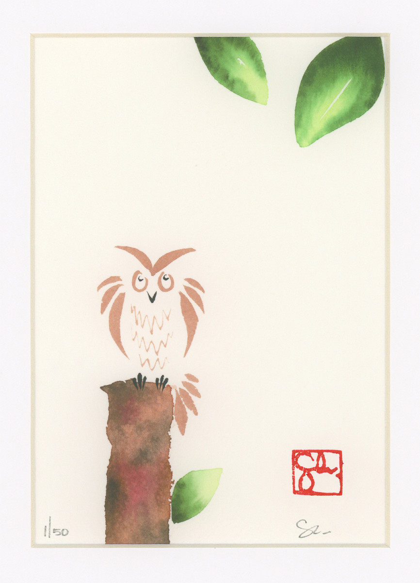 Bird Series - Owl by Craig Whitten 