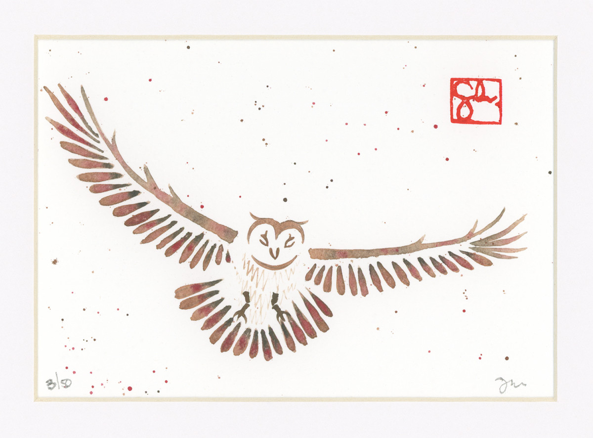 Bird Series - Owl by Craig Whitten 