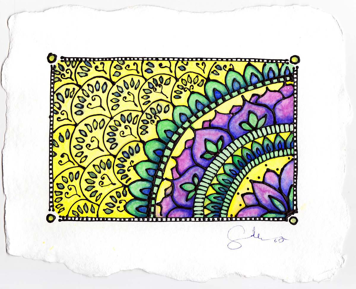 Flower Tile by Craig Whitten, Image 1.