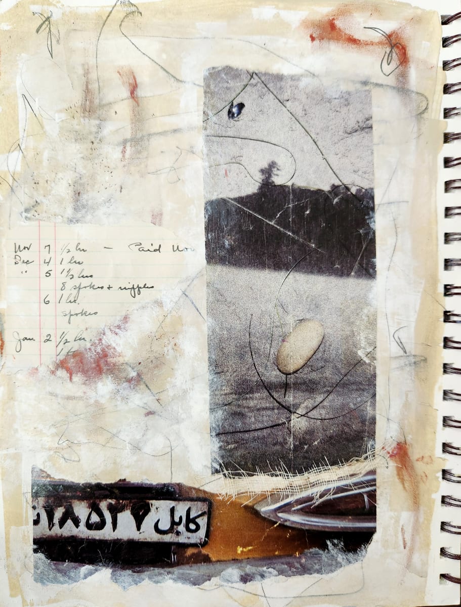 Untitled - collage (license plate) by Corrie McCluskey, Image 1.