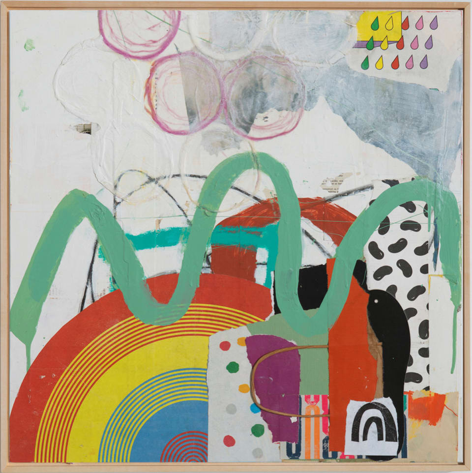 Climbing Rainbows (framed) by Bibby Gignilliat 