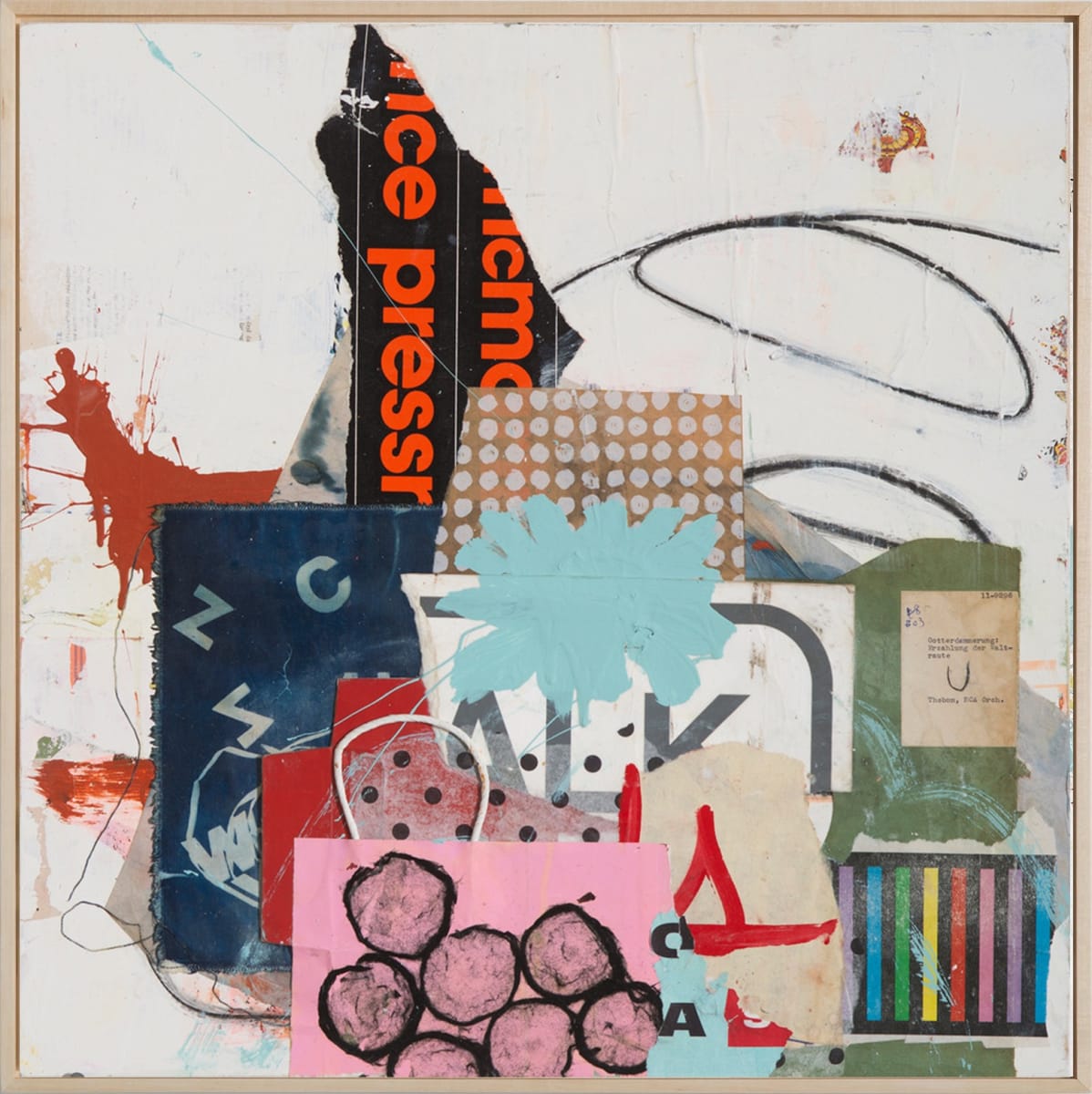 Energetic Champagne (framed) by Bibby Gignilliat 