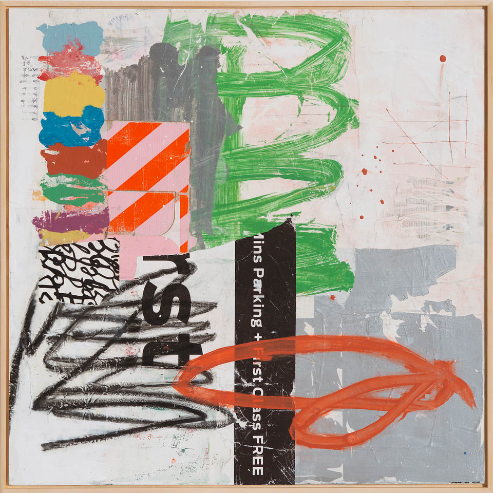 Gluing the Glitter (framed) by Bibby Gignilliat 