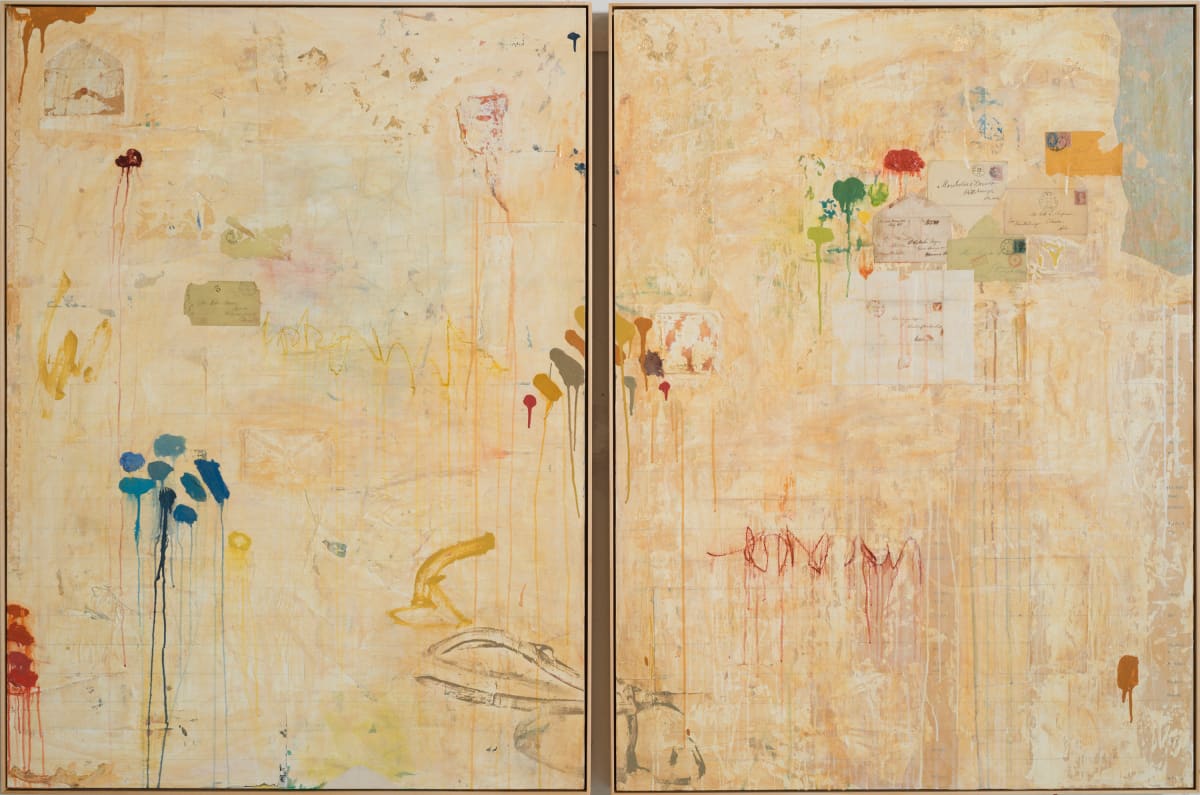 Love Letters Diptych (framed) by Bibby Gignilliat 