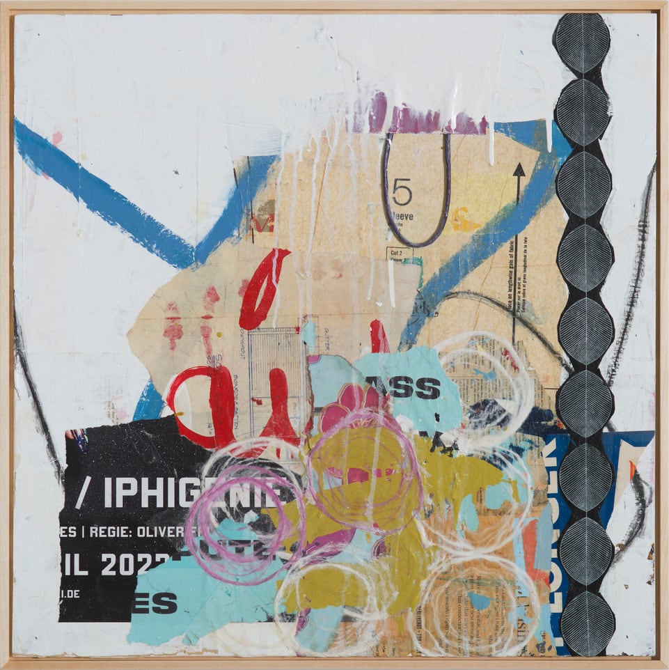 No Holding Back (framed) by Bibby Gignilliat 