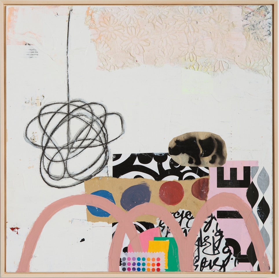 Pink Rhino (framed) by Bibby Gignilliat 