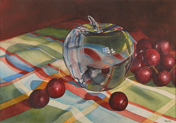 Glass Apple by Marla Greenfield 