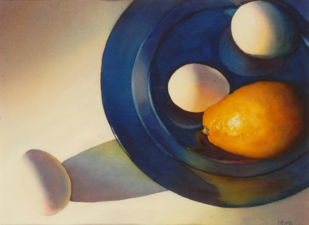 Bowl Lemon Eggsetera by Marla Greenfield 