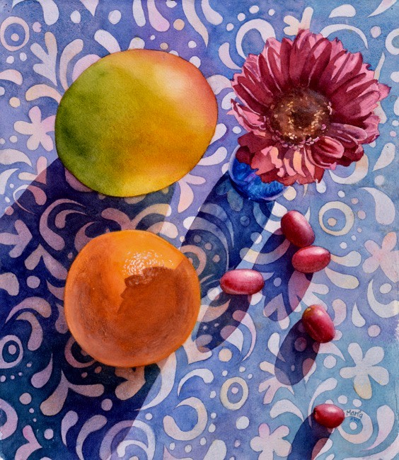 Fruit and Flowers 2 by Marla Greenfield 