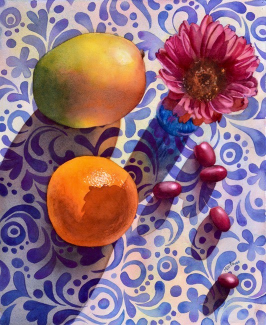 Fruit and Flowers by Marla Greenfield 