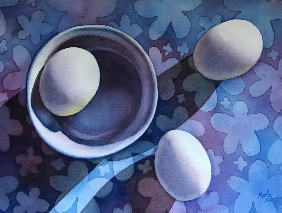 Flower Power Eggs by Marla Greenfield 