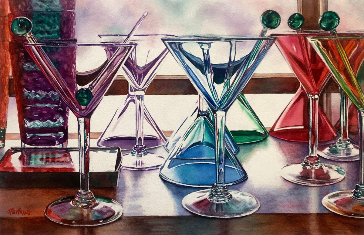 Martini Glasses by Marla Greenfield 