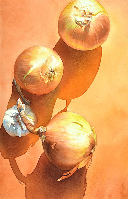 Birds Eye Onions by Marla Greenfield 