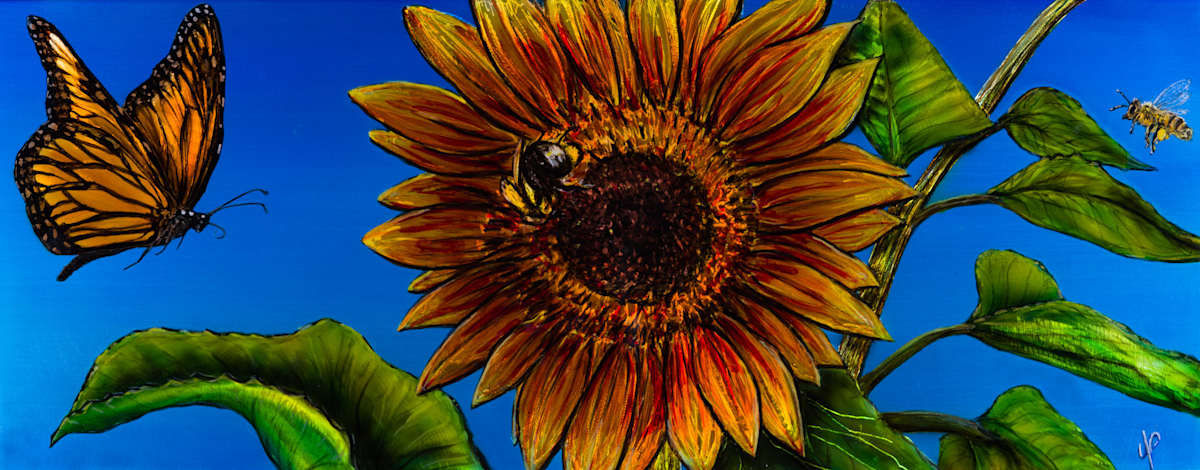 Monarch Sunflower by James Norman Paukert, Image 1.
