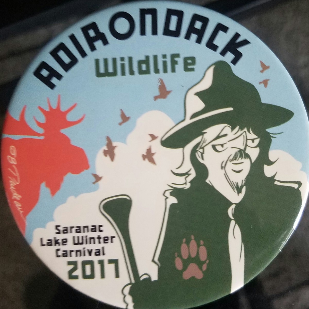 Adirondack Wildlife - Saranac Winter carnival 2017 by Garry Trudeau 