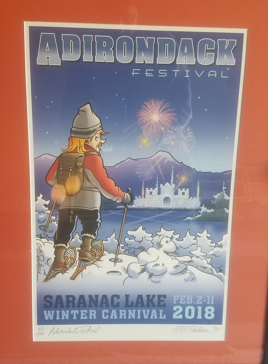 "Adirondack Festival -- Saranac Lake Winter Carnival 2018" by Garry Trudeau 