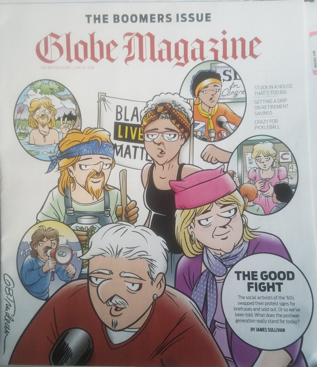 Boston Globe - The Boomer Issue by Garry Trudeau 