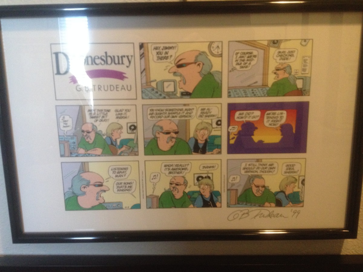 "Good Idea Sherm" -- Signed by Garry Trudeau 