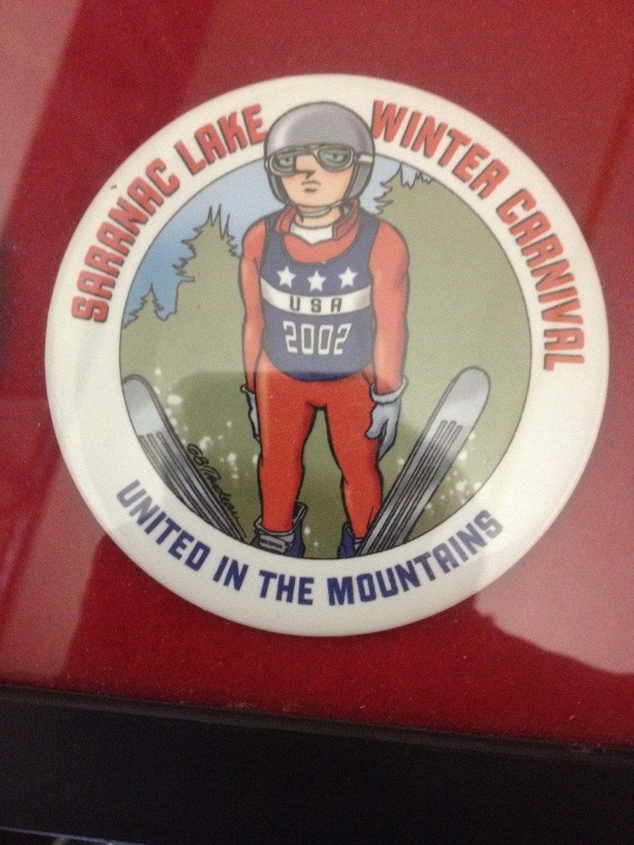 "United in the Mountains" -- 2002 Saranac Winter Carnival by Garry Trudeau 