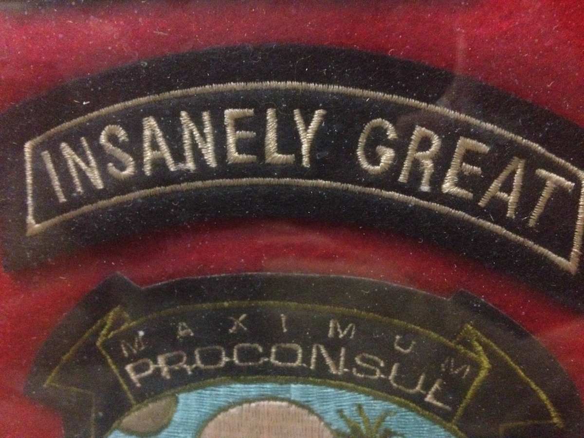 "Insanely Great" -- Patch by Garry Trudeau, Image 1.