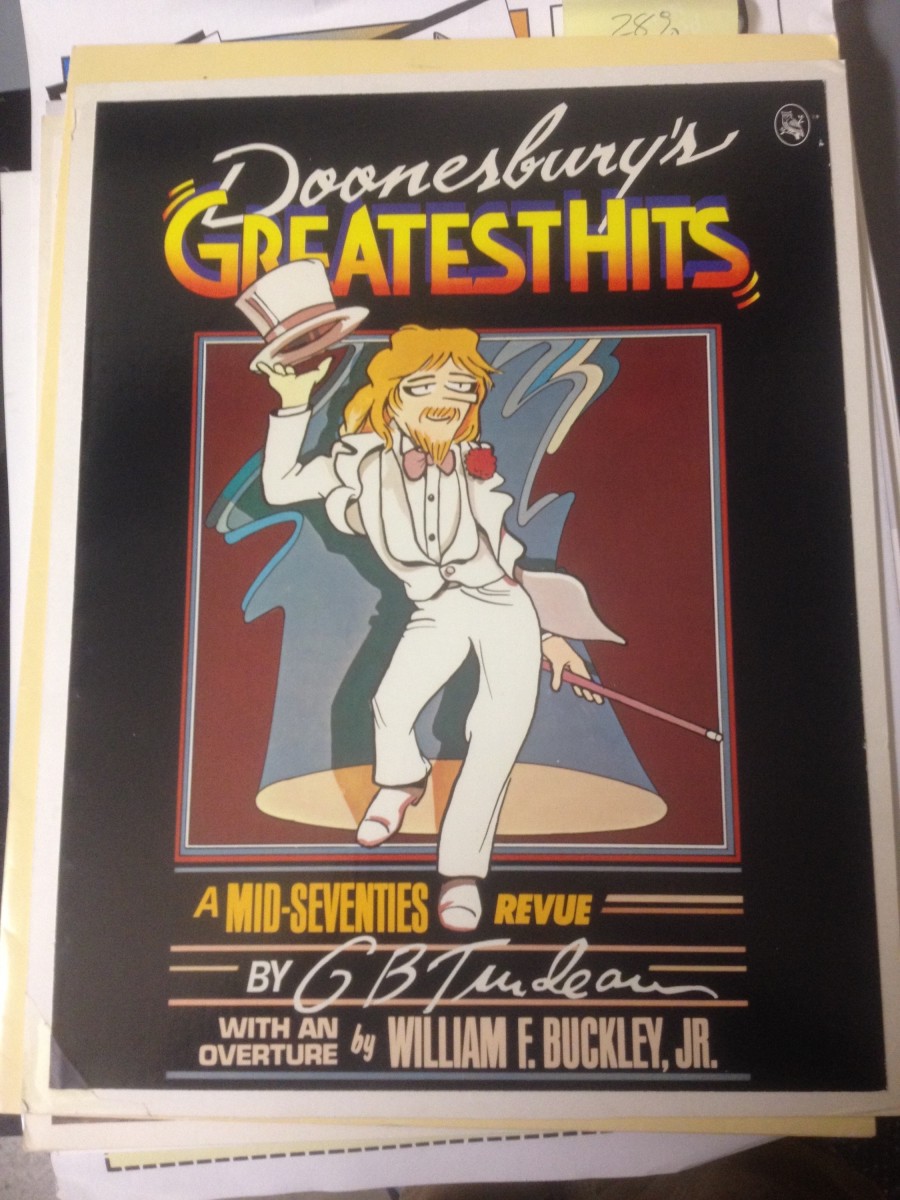 "Doonesbury Greatest Hits" -- Cover Proof by Garry Trudeau 