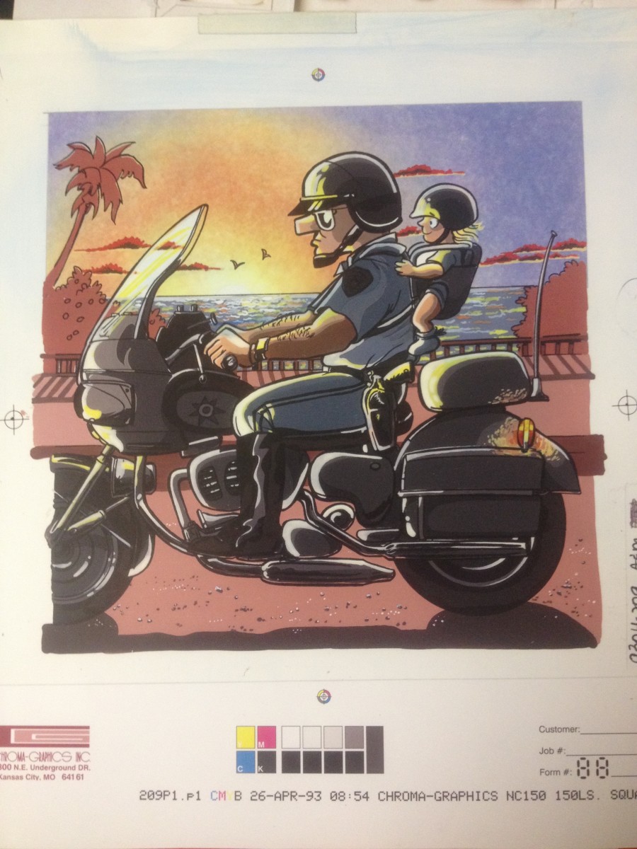 "Duke -- Easy Rider" by Garry Trudeau 