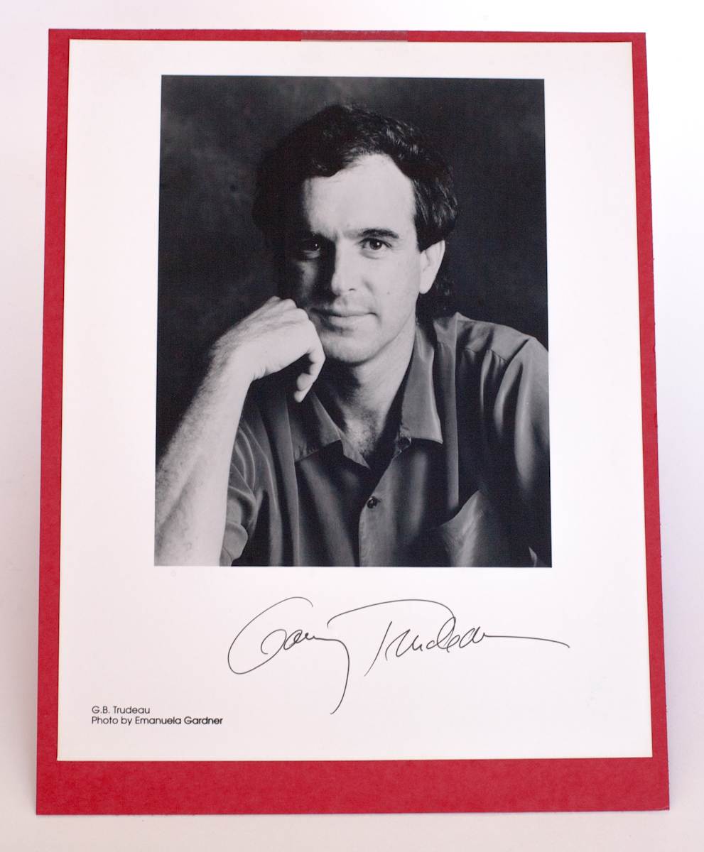 "Trudeau Headshot - Signed", Image 1.