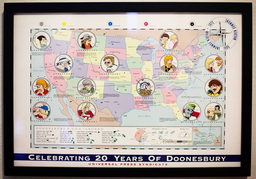 "Map -- Celebrating 20 Years of Doonesbury" by Garry Trudeau 