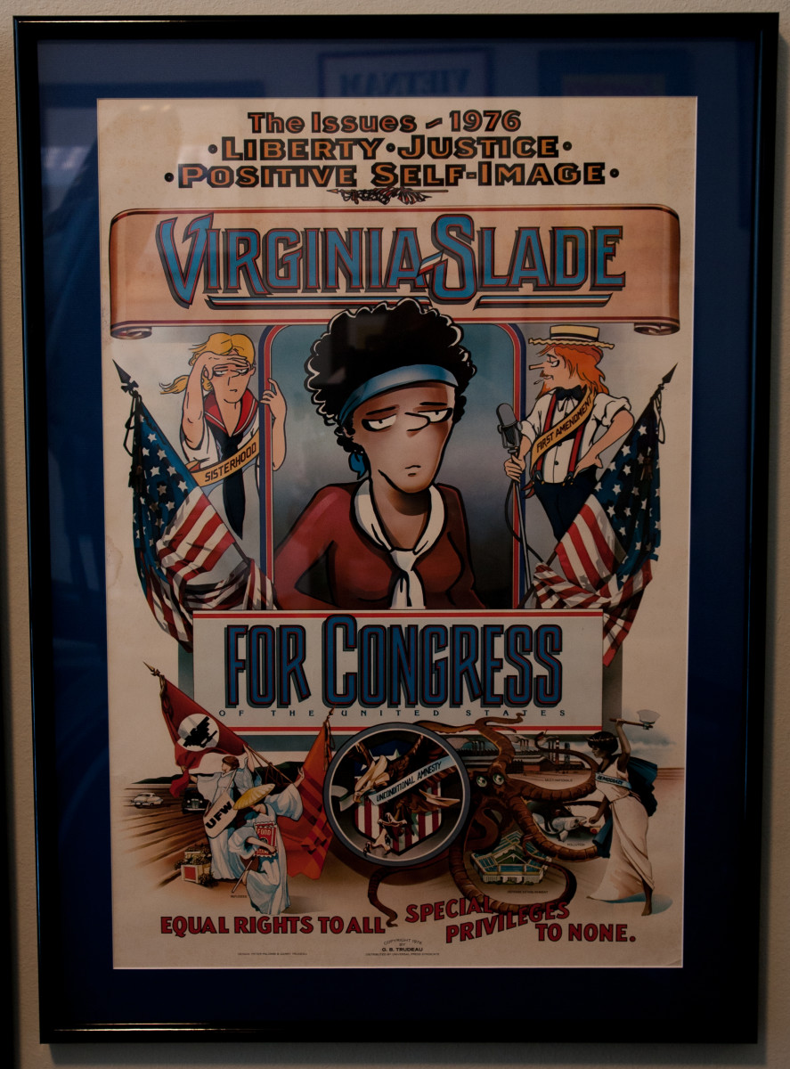 "Virginia Slade for Congress" by Garry Trudeau 