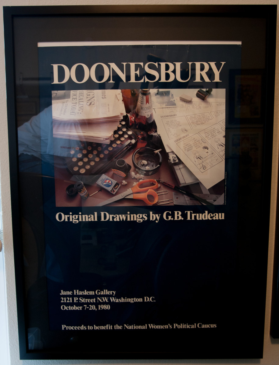 "Doonesbury: Original Drawings by G.B. Trudeau" -- Jane Haslem Gallery 