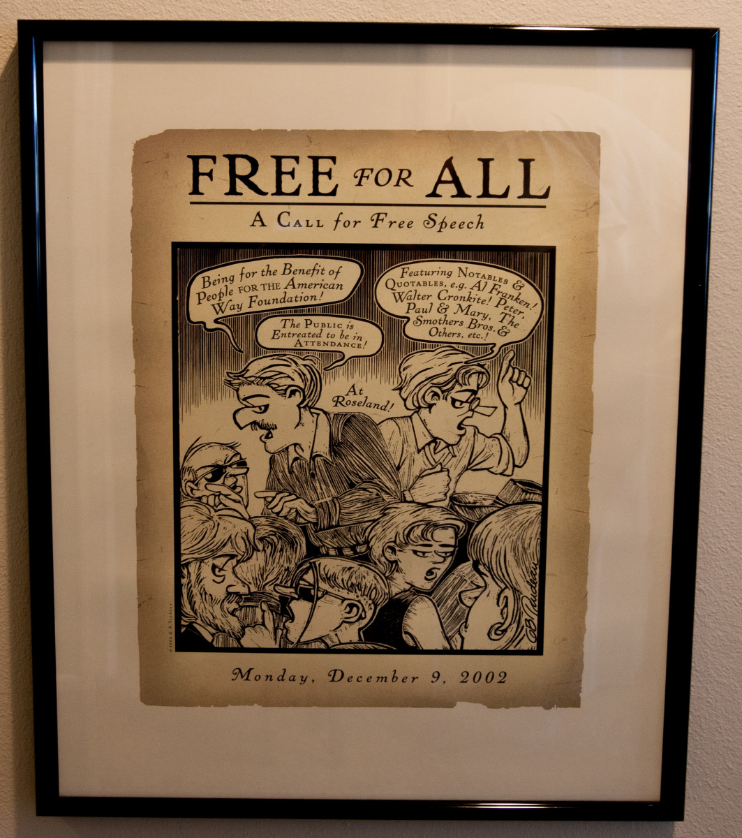 "Free for All" by Garry Trudeau 