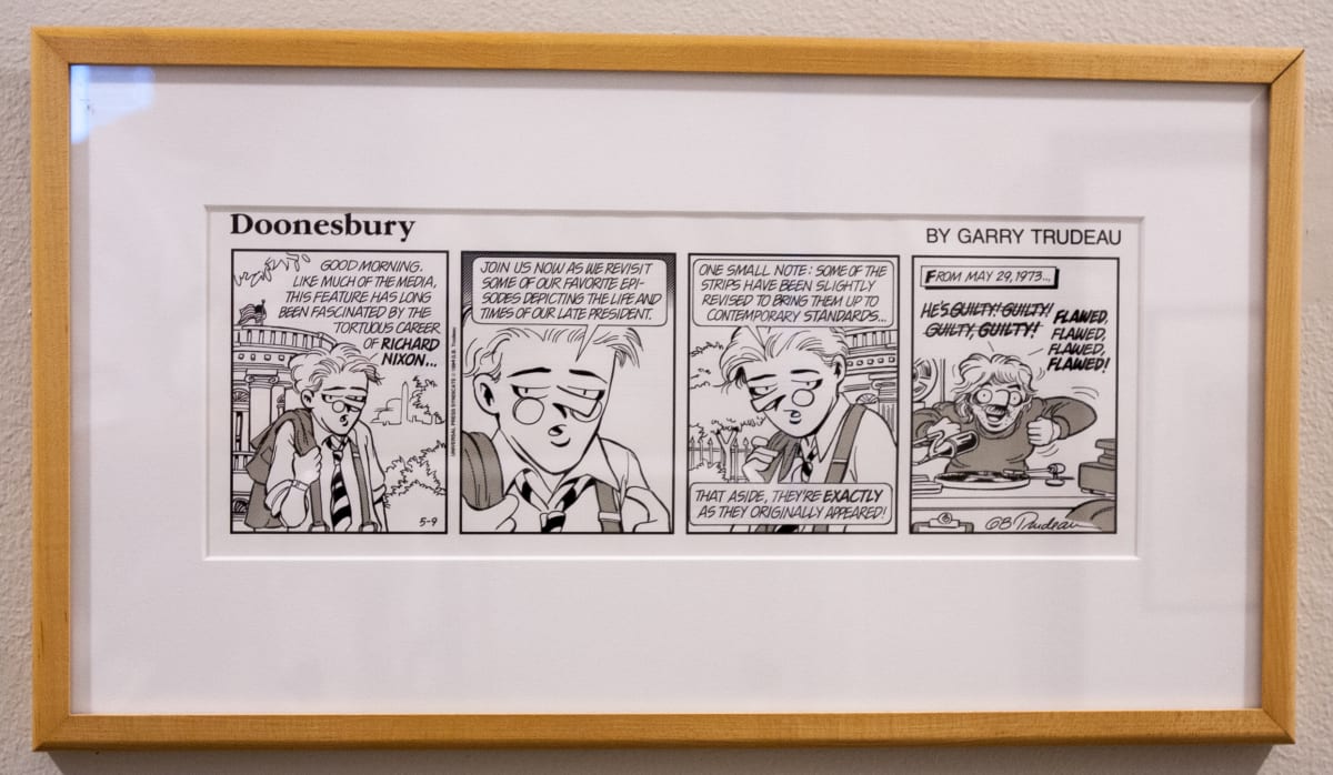 "Flawed, Flawed, Flawed!" by Garry Trudeau, Image 1.