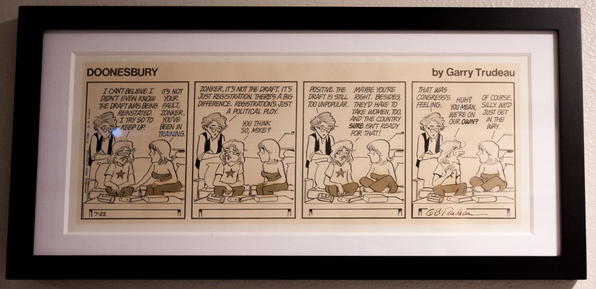 "The Draft" by Garry Trudeau 