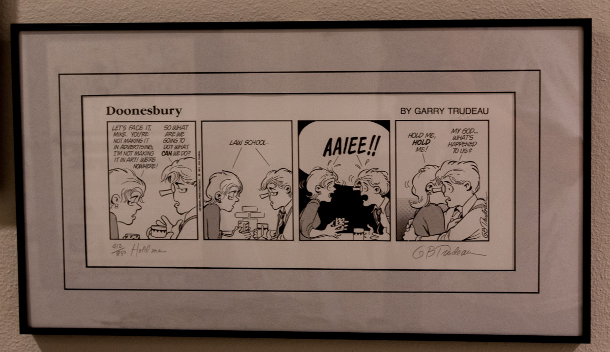 "Hold Me" -- Signed by Garry Trudeau 