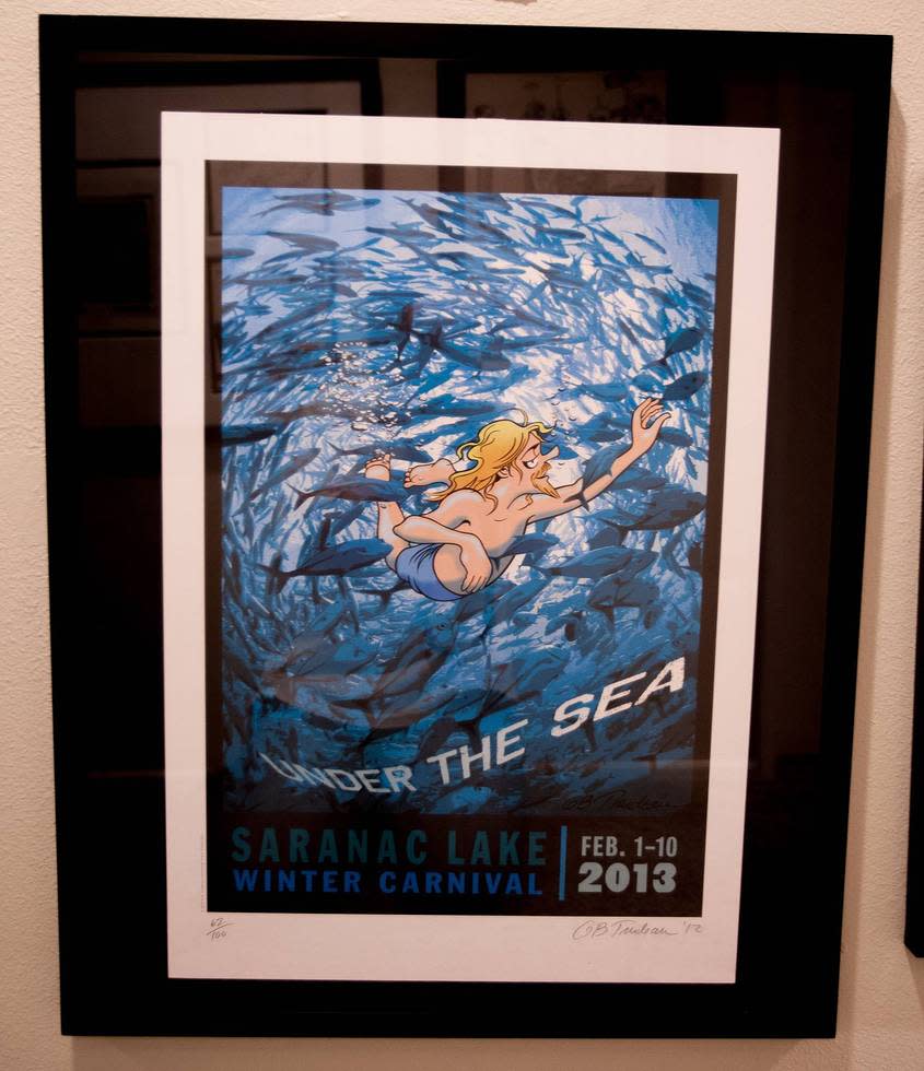 "Under The Sea -- Saranac Winter Lake Carnival" 2013 by Garry Trudeau 