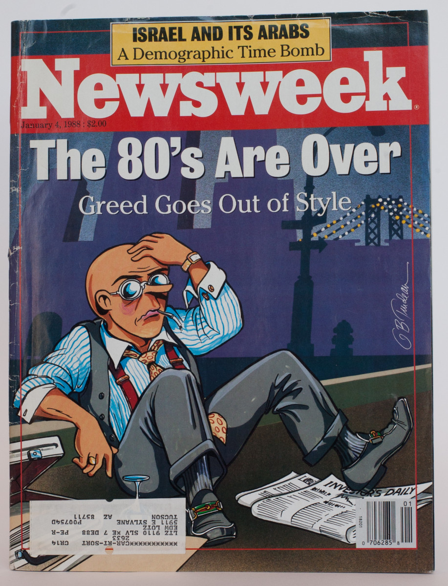 "Newsweek - The 80's Are Over" by Garry Trudeau 