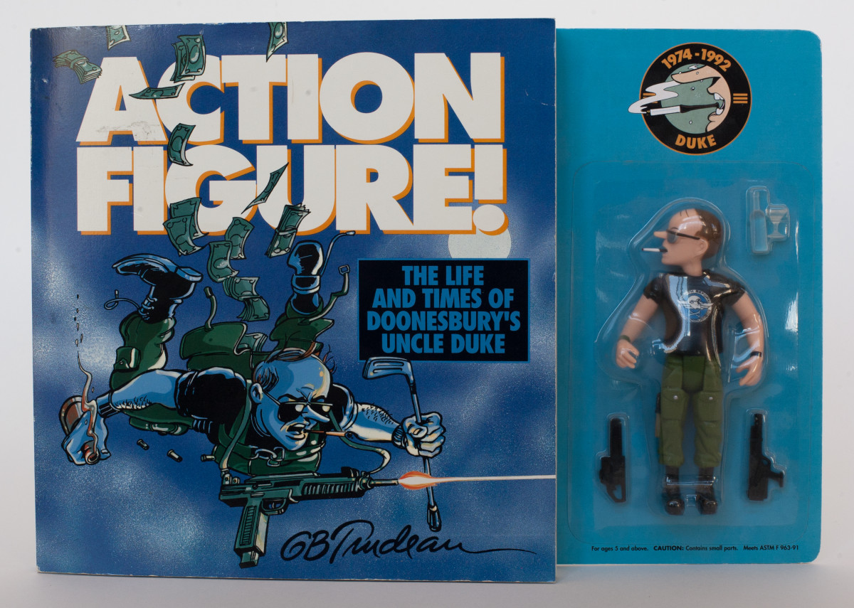 "Action Figure" by Garry Trudeau 