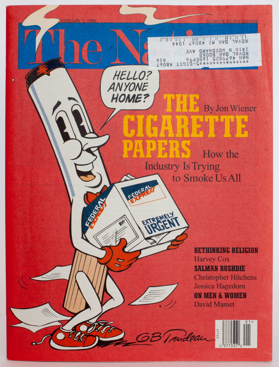 "The Nation - The Cigarette Papers" by Garry Trudeau 