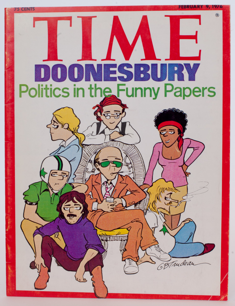 "Time Magazine - Doonesbury: Politics in the Funny Papers" by Garry Trudeau 