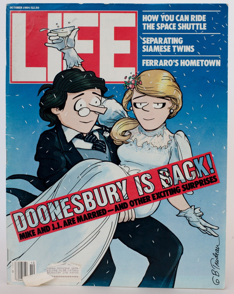 "Life - Doonesbury is Back!" by Garry Trudeau 